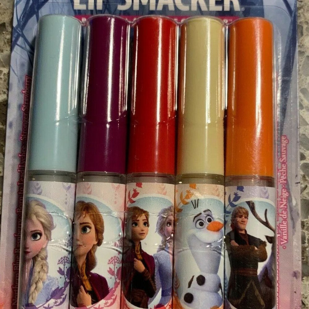 Lip Smacker Lip Balms, Disney Frozen II 5 Pcs Birt